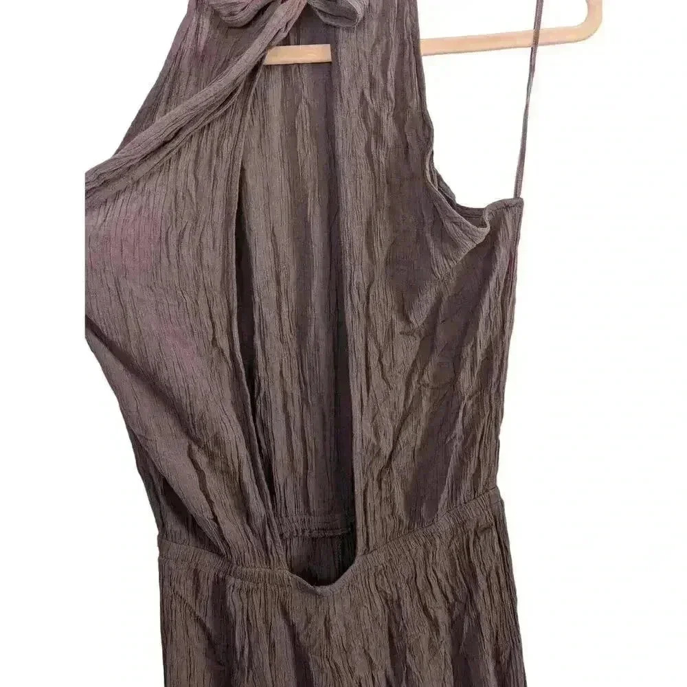 O'NEILL Womens Dark Mauve Sleeveless Jumpsuit Romper Ties in the Back Size M - Picture 8 of 11